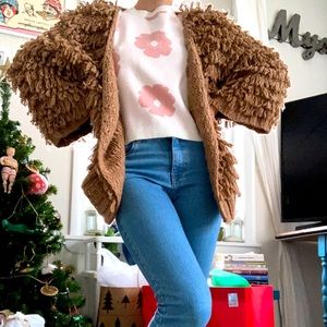 Shag cardigan